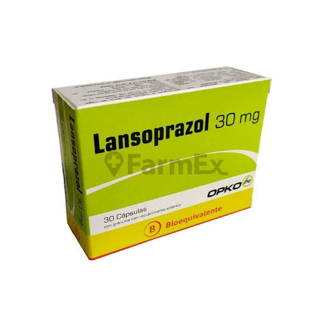 Product image of Lansoprazol 30 mg x 30 cáps "Ley Cenabast"