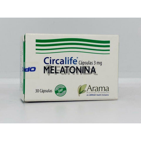 Product image of Melatonina Circalife 3 mg x 30 cápsulas