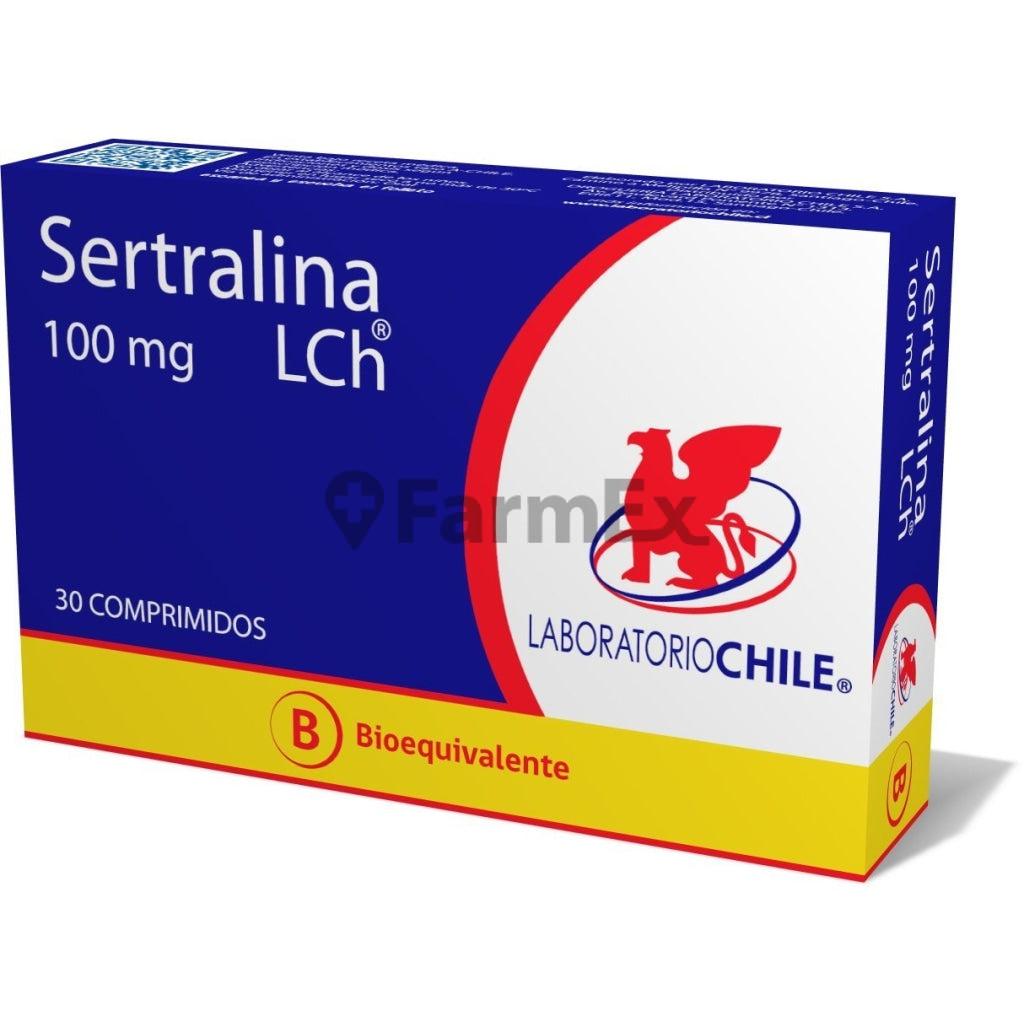 Product image of Sertralina 100 mg x 30 comprimidos