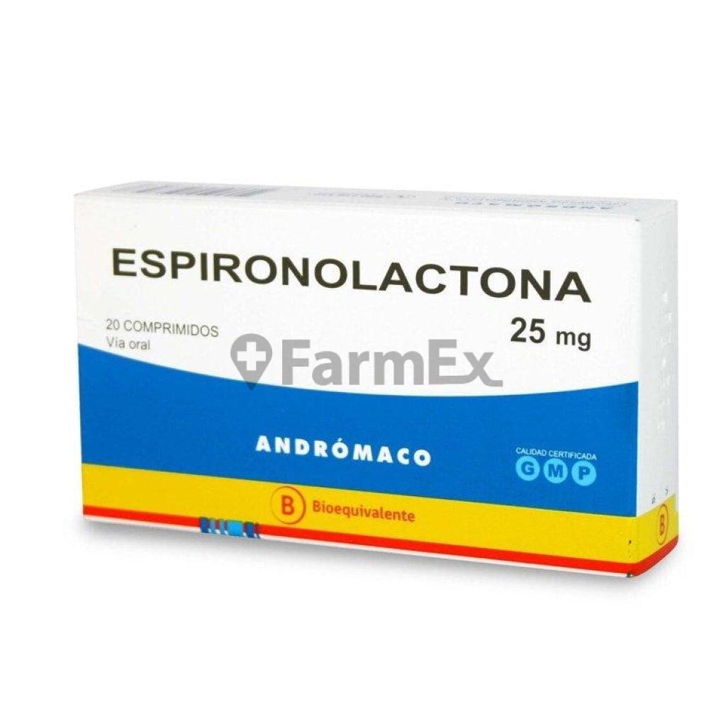 Product image of Espironolactona 25 mg x 20 comprimidos