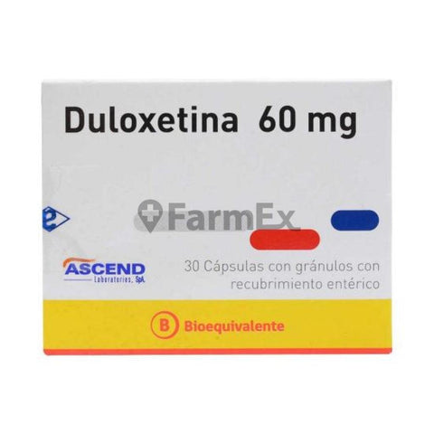 Duloxetina 60 mg x 30 cápsulas