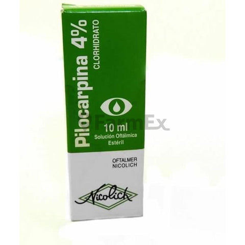 Pilocarpina Solución Oftálmica 4% x 10 mL