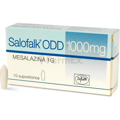 Product image of Salofalk ODD 1000 mg x 10 Supositorios