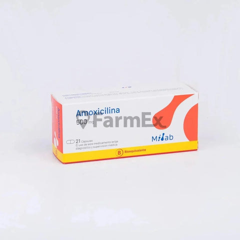 Product image of Amoxicilina 500 mg x 21 cápsulas