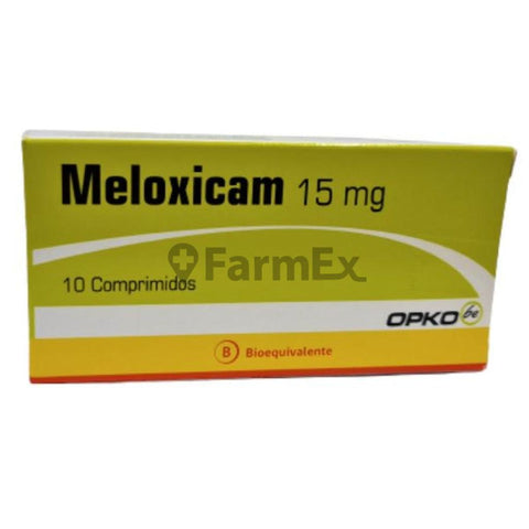 Meloxicam 15 mg x 10 comprimidos