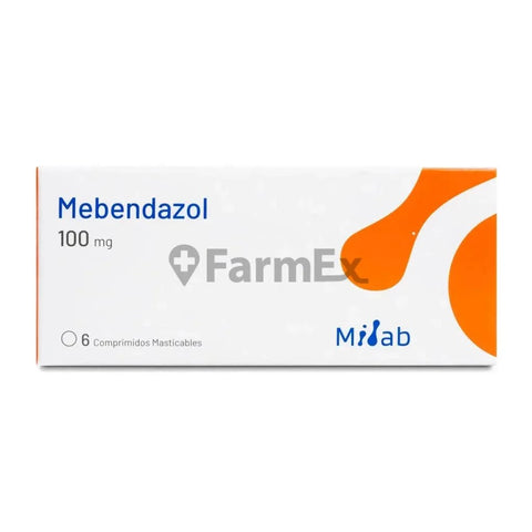 Product image of Mebendazol 100 mg x 6 comprimidos