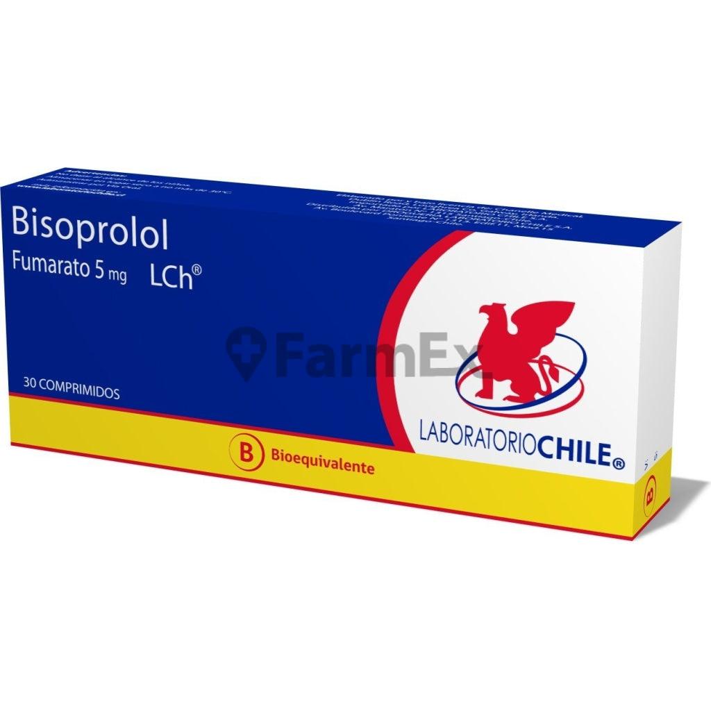 Product image of Bisoprolol 5 mg x 30 comprimidos