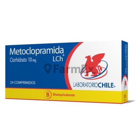 Product image of Metoclopramida 10 mg x 24 comprimidos