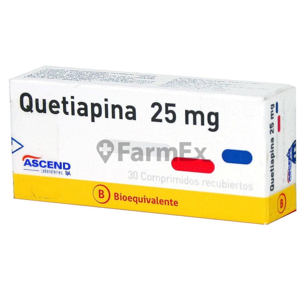 Product image of Quetiapina 25 mg x 30 comprimidos