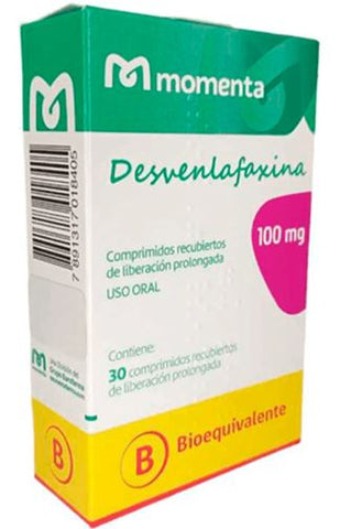 Product image of Desvenlafaxina 100 mg x 30 comprimidos de liberación prolongada