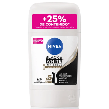 Product image of NIVEA INVISIBLE BLACK & WHITE TOQUE SEDA STICK 50ML