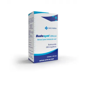 Product image of Budesynt HFA inhalador bucal 200 mcg x 200 dosis