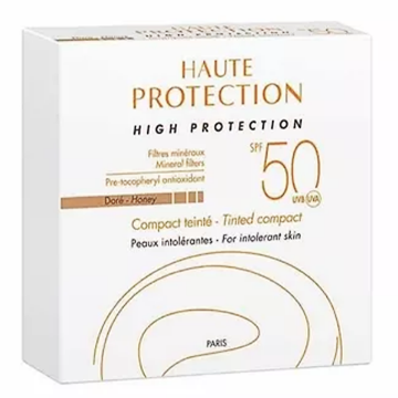 Product image of Avene compacto coloreado dorado SPF50 protector solar para el rostro x 10 g