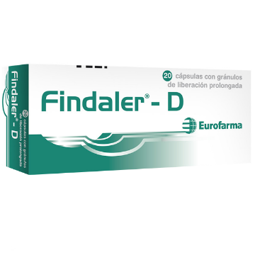 Product image of FINDALER-D 5/120 MG X 20 CAPS.