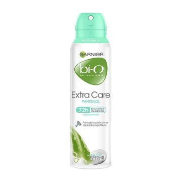 Product image of GARNIER BI-O MUJER EXTRA CARE PANTENOL ALOE VERA ANTITRANSPIRANTE 72H DESODORANTE SPRAY 150ML