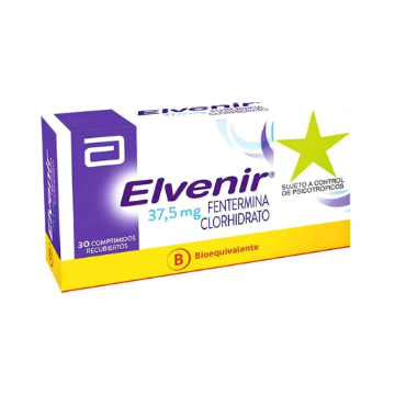 Product image of Elvenir 37,5 mg x 30 comprimidos recubiertos