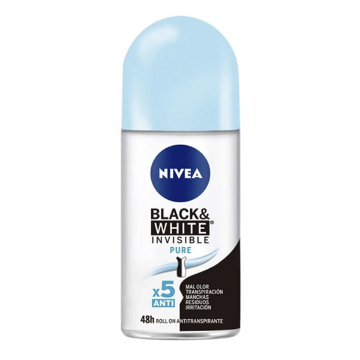 Product image of NIVEA WOMEN INVISIBLE BLACK & WHITE GOLD DESODORANTE ROLL-ON 50 ML