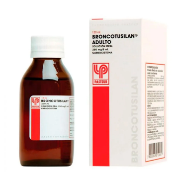 Product image of Broncotusilan adulto 250 mg / 5 ml x 120 ml