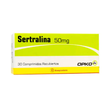 Product image of Sertralina 50 mg x 30 comprimidos