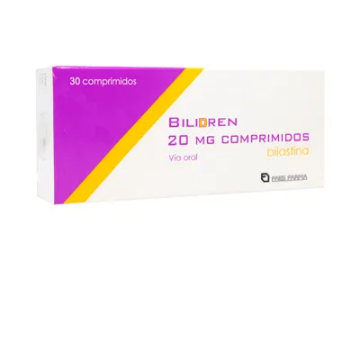 Product image of Bilidren 20 mg x 30 comprimidos