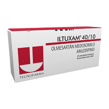 Product image of ILTUXAM 40/10 MG 28 COMPRIMIDOS RECUBIERTOS (OLMESARTAN+AMLODIPINO)