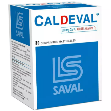 Product image of Caldeval x 30 comprimidos masticable