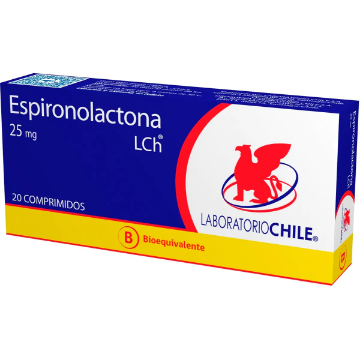 Product image of Espironolactona 25 mg x 20 comprimidos