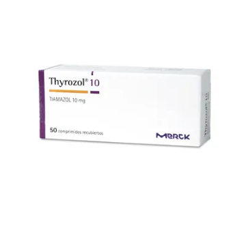 Product image of Thyrozol 10 mg x 50 comprimidos recubiertos