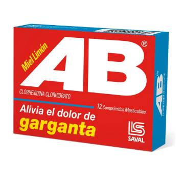 Product image of AB miel limón x 12 comprimidos masticables