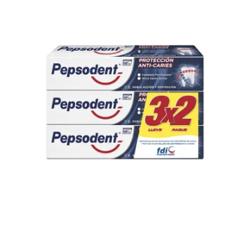 Product image of Pepsodent pasta antibacterial 75 gr x 3 unidades