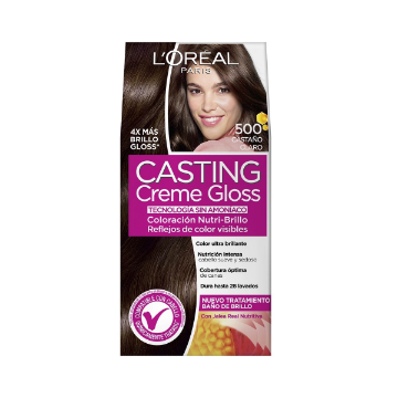 Product image of Casting creme gloss 500 castaño claro coloración nutri brillo sin amoniaco x 1 unidad