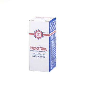 Product image of Paracetamol solución para gotas orales 100 mg / ml x 15 ml