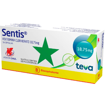 Product image of Sentis 18,75 mg x 30 cápsulas