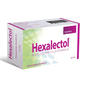 Product image of HEXALECTOL 50 GRAGEAS (ACIDO GLUTAMICO+VITB6)