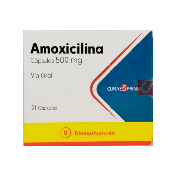 Product image of Amoxicilina 500 mg x 21 cápsulas