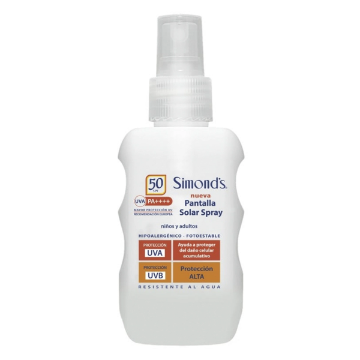 Product image of SIMONDS BEBE-NIÑO-ADULTO SPF50+ HIPOALERGENICO PANTALLA SOLAR SPRAY 190 ML