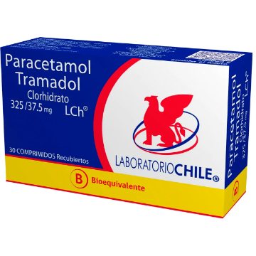 Product image of Paracetamol / tramadol 37,5 / 325 mg x 30 comprimidos recubiertos