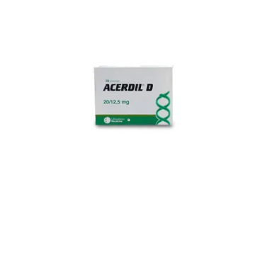 Product image of Acerdil D 20 / 12,5 mg x 30 comprimidos