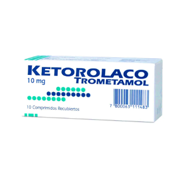 Product image of Ketorolaco trometamol 10 mg x 10 comprimido