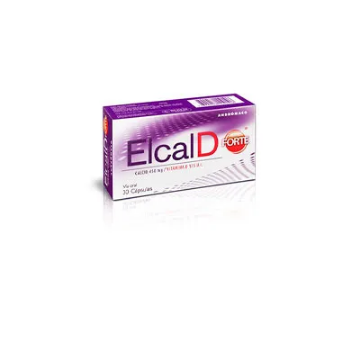 Product image of Elcal D forte 450 mg / 175 U.I x 30 comprimidos