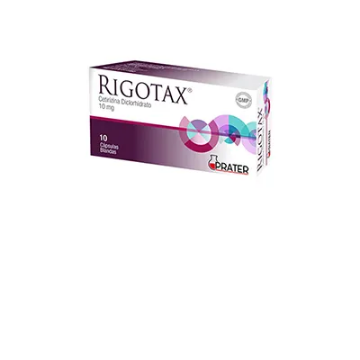 Product image of Rigotax 10 mg x 10 cápsulas blandas