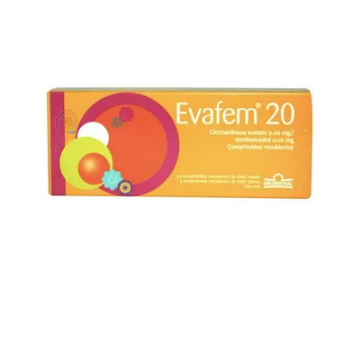 Product image of Evafem 20 x 28 comprimidos recubiertos