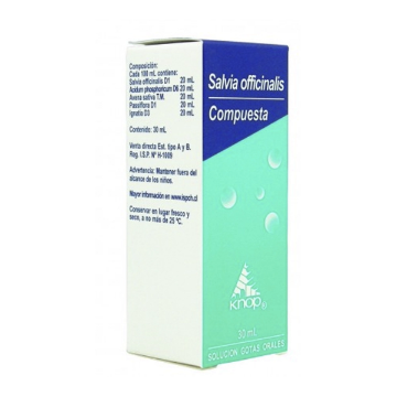 Product image of SALVIA OFFICINALIS COMPUESTA SOLUCION PARA GOTAS ORALES 30 ML