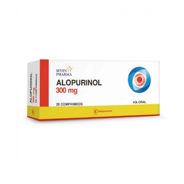 Product image of Alopurinol 300 mg x 20 comprimidos