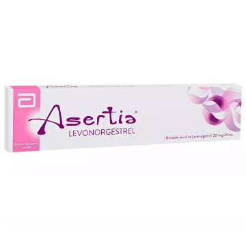 Product image of Asertia 20 mcg / 24 hrs sistema intrauterino x 1 unidad