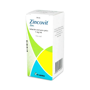 Product image of Zincovit 5 mg solución oral x 30 ml