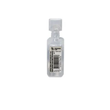 Product image of Agua bidestilada 5 ml x 1 ampolla plástica