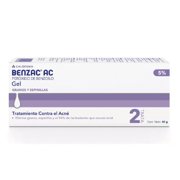 Product image of Benzac AC 5 % gel acuoso x 60 g