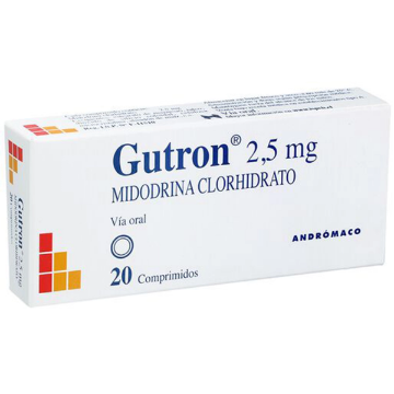 Product image of GUTRON 2.5 MG X 20 COMP.