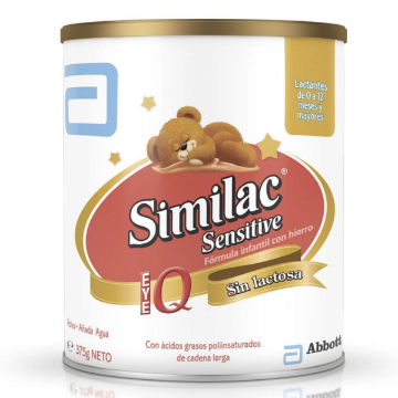 Product image of Similac Sensitive S/Lactosa 375 G.